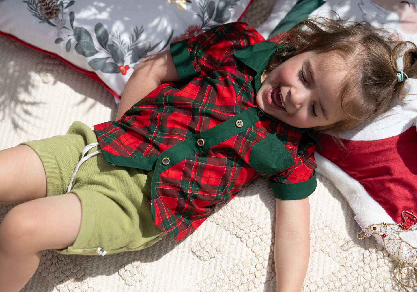 Classic Christmas Button Shirt